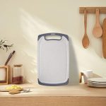 Plastic Cutting Boards for Kitchen Dishwasher Safe, Extra Large Cutting Board for Meat with Juice Grooves, Easy Grip Handle, Non-Slip, with Grinding Area - Image 2